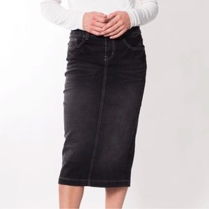 Be Girl Black Denim Skirt
